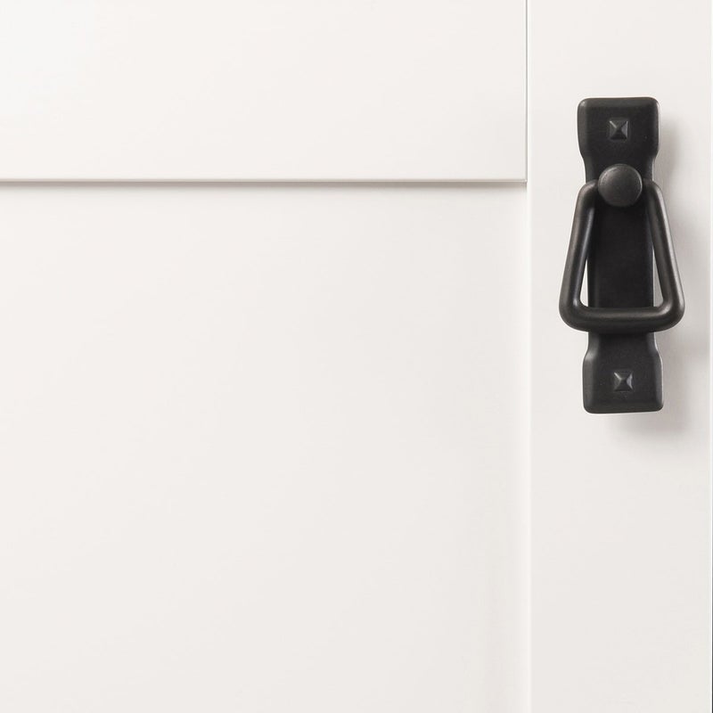 Hickory Hardware 1 Pack Solid Core Kitchen Cabinet Pulls, Luxury Cabinet Handles, Hardware for Doors & Dresser Drawers, 1-1/4 Inch Hole Center, Black Mist Antique, Old Mission Collection - Image 4